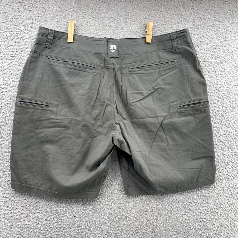 Kuhl Hiking Shorts Men's 38X9.5‎ Green Khaki Outdoors Gorpcore Camping Travel